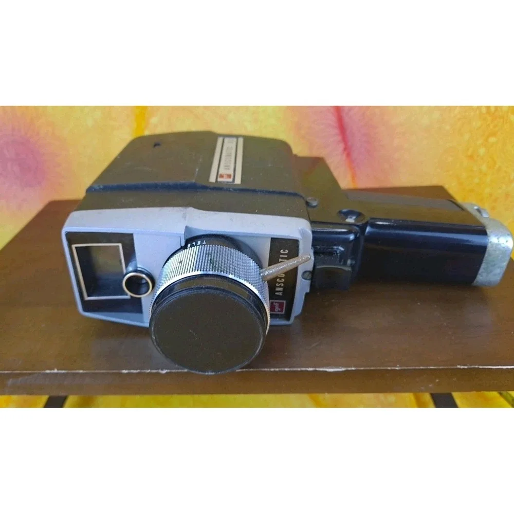 Vintage Anscomatic 62 Super 8 Movie Camera‎ With Case Not Working